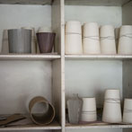 Justine Allison in her studio 2016